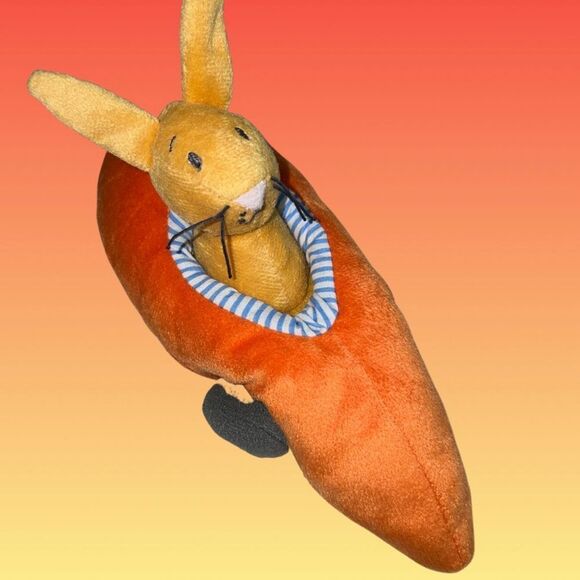 Lot of 2 Plush Baby Rattles Lamaze Mortimer Mouse & IKEA Bunny in Carrot Car - Picture 5 of 7